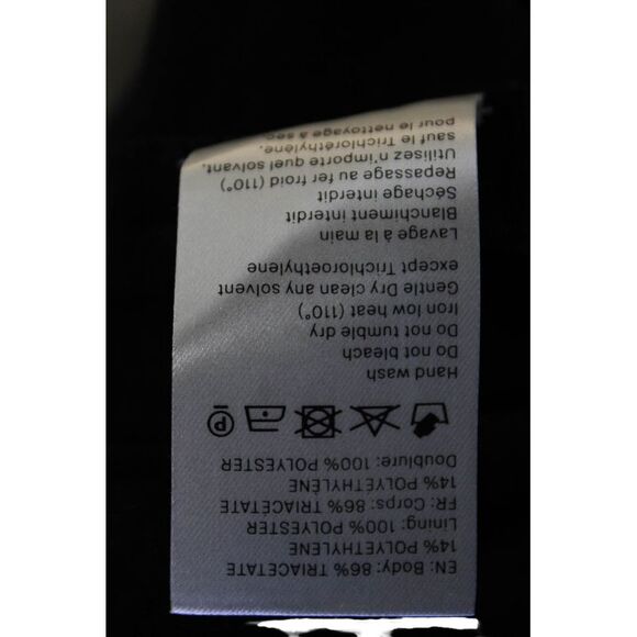 Nanushka Women's Shorts Sleeves Lace Up Ruched Mini Dress Black Size M - Picture 5 of 6